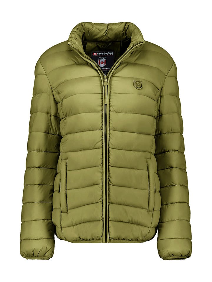 Canadian Peak Steppjacke "Akitaleak" in Grün - 68% | Größe XL | Damenjacken