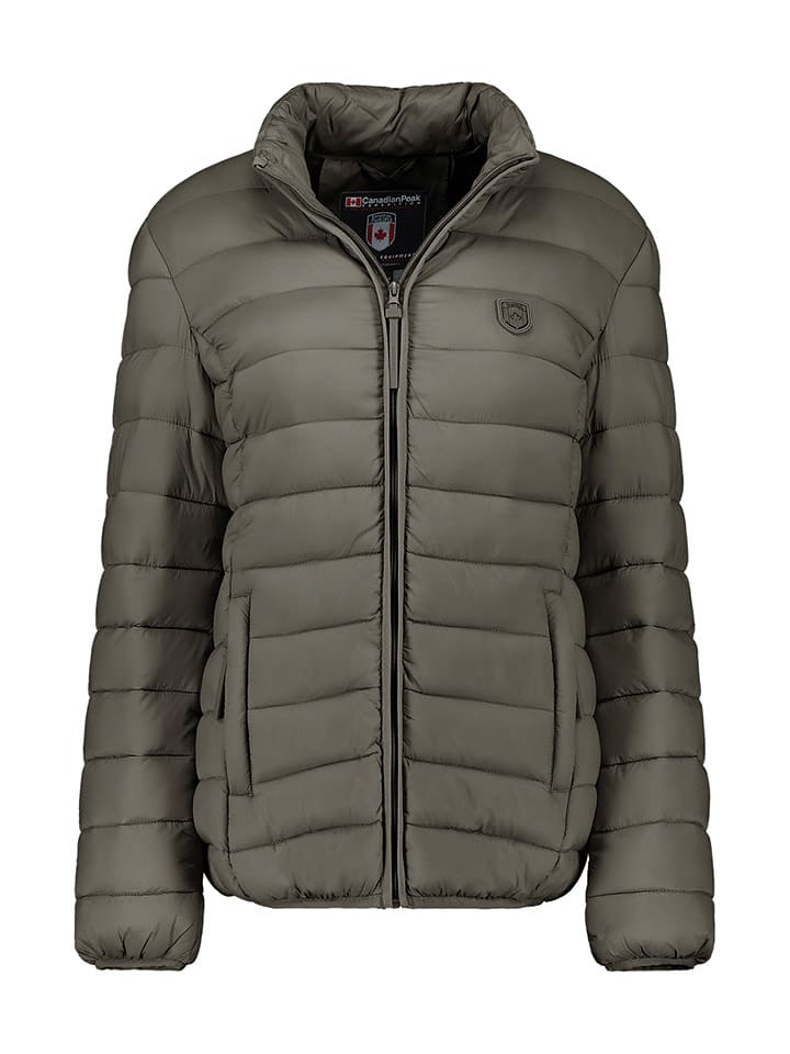 Canadian Peak Steppjacke "Akitaleak" in Khaki - 72% | Größe S | Damenjacken