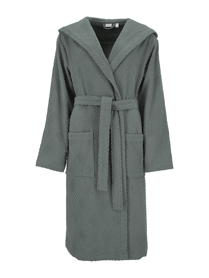 ESPRIT Bademantel ''Carol'' in Anthrazit - 61% | Größe 46-52 | Badtextilien