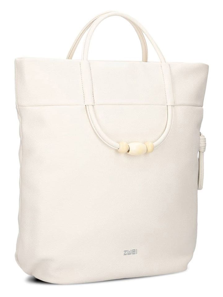 Zwei Schultertasche ''Perla PE120'' in Weiß - (B)34 x (H)32 x (T)15 cm - 56% | Damen-taschen