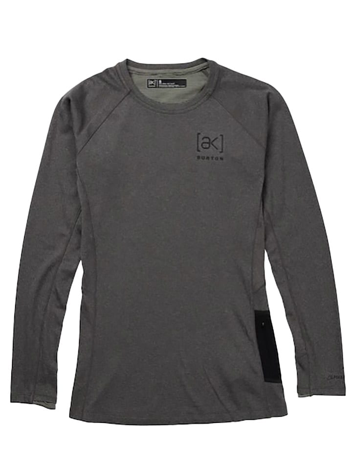Burton Funktionsunterhemd "[ak] Baker Power Wool" in Anthrazit - 80% | Größe XXS | Damen-sportunterwaesche
