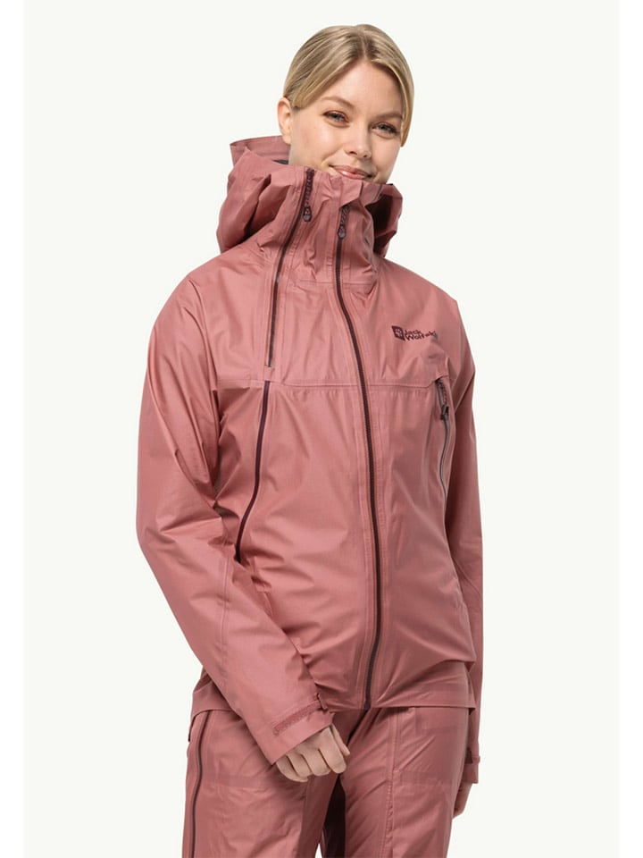 Jack Wolfskin Ski-/Snowboardjacke "Alpspitze Air" in Rosa - 84% | Größe S | Damen-outdoorjacken