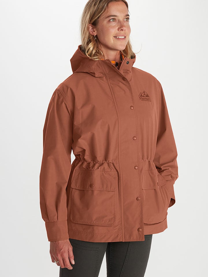 Marmot Regenjacke in Hellbraun - 71% | Größe XL | Damen-outdoorjacken
