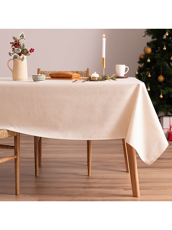 Mint Rugs Tischdecke "Christmas Evolet" in Beige - 55% | Größe 155x350 cm |