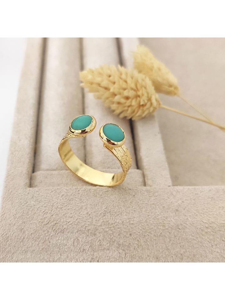 Nakkash Vergold. Ring mit Edelsteinen - 54% | Schmuck