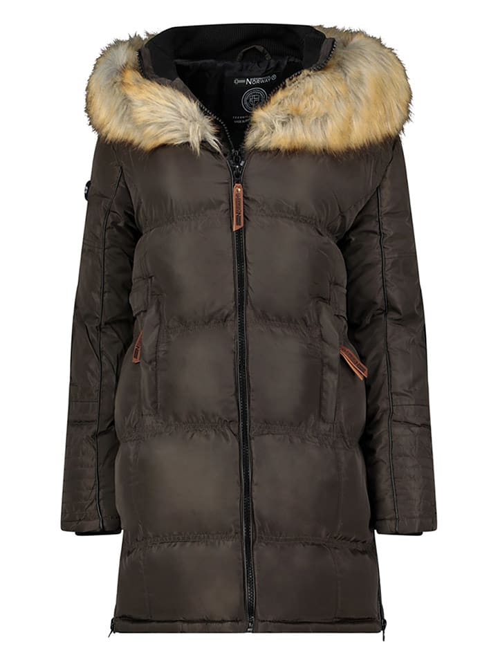Geographical Norway Parka in Braun - 74% | Größe XL | Damenjacken