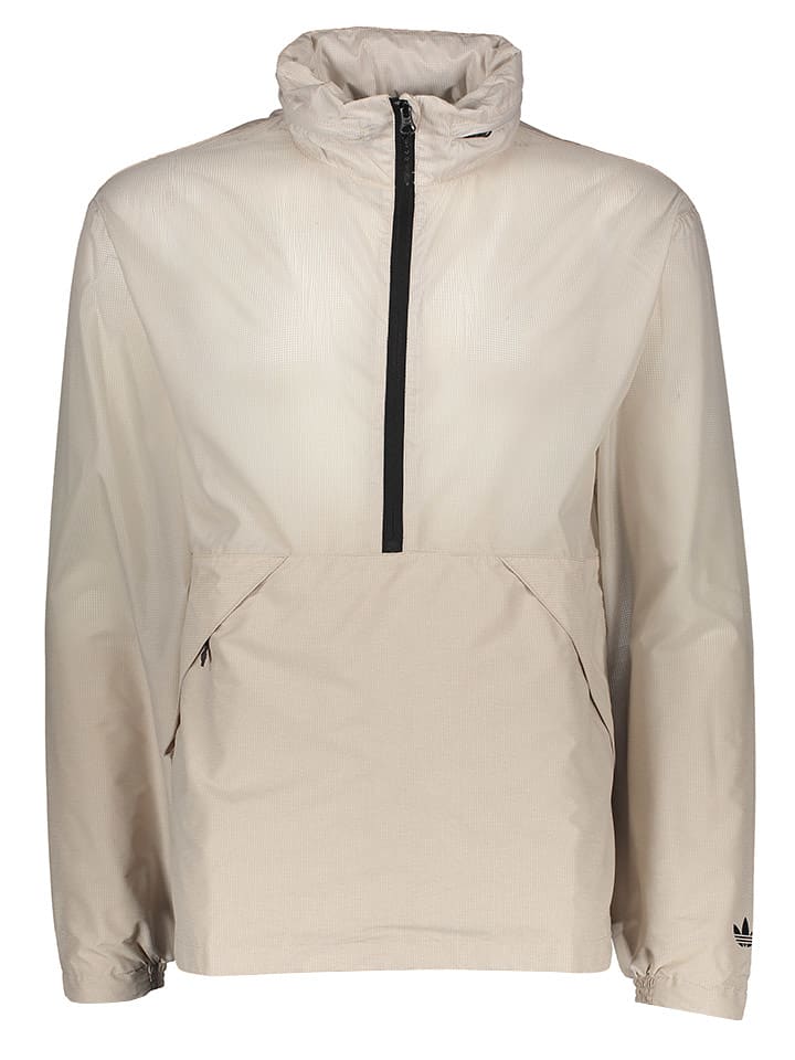 adidas Übergangsjacke in Beige - 74% | Größe L | Herren-plussize