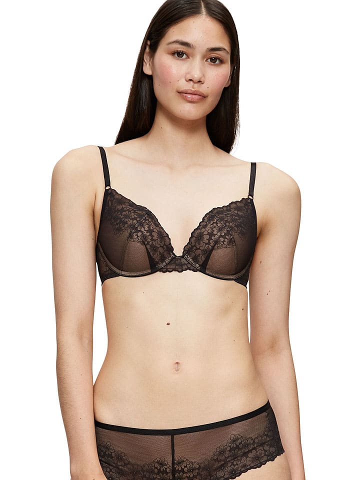 Triumph Schalen-BH "Bright Spotlight" in Schwarz - 63% | Größe 80D | Damen-bhs