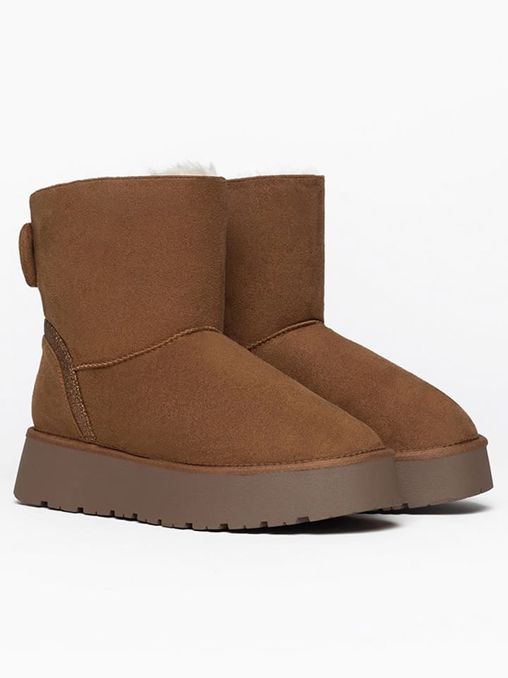 ISLAND BOOT Winterboots "Massey" in Hellbraun - 83% | Größe 41 | Damen-stiefel