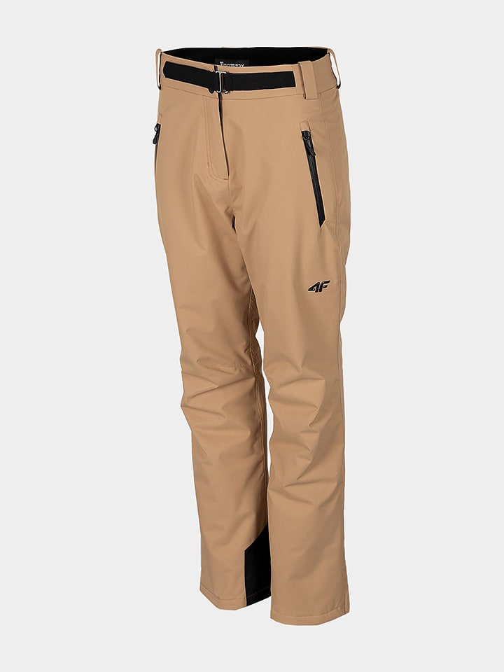4F Ski-/ Snowboardhose in Beige - 56% | Größe S | Damen-sporthosen