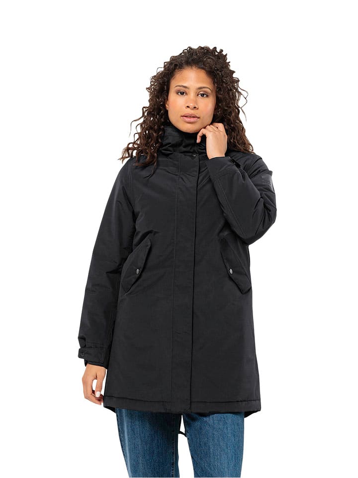 Jack Wolfskin Parka "Talfrost" in Schwarz - 30% | Größe M | Damenjacken