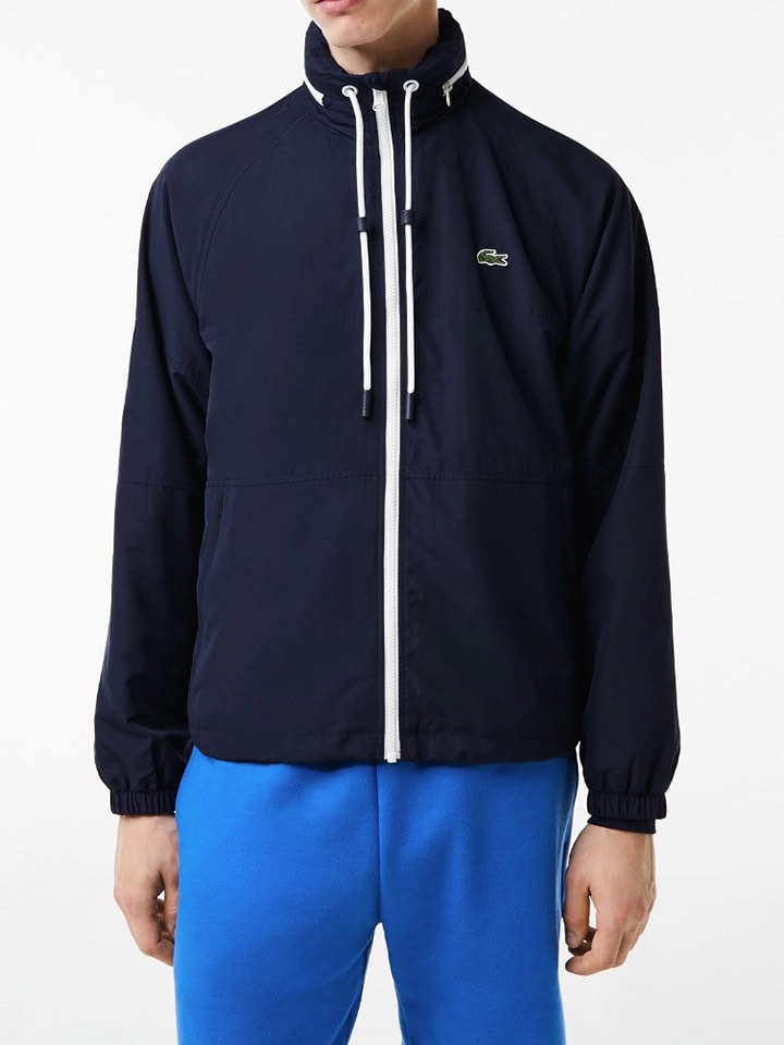 Lacoste Übergangsjacke in Dunkelblau - 60% | Größe 54 | Herren-plussize