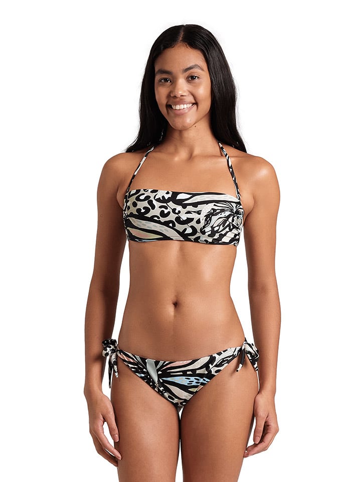 Arena Bikini in Beige/ Schwarz/ Weiß - 60% | Größe XL | Damen-bademode