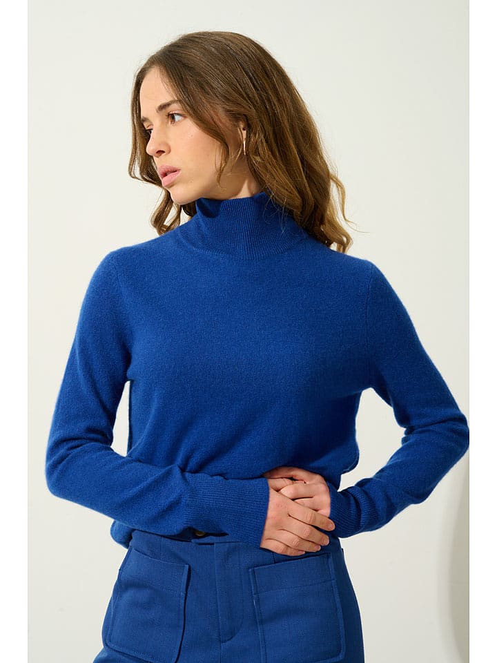 AUTHENTIC CASHMERE Kaschmir-Pullover "Eileen" in Dunkelblau - 38% | Größe M | Damen-pullover-cardigans