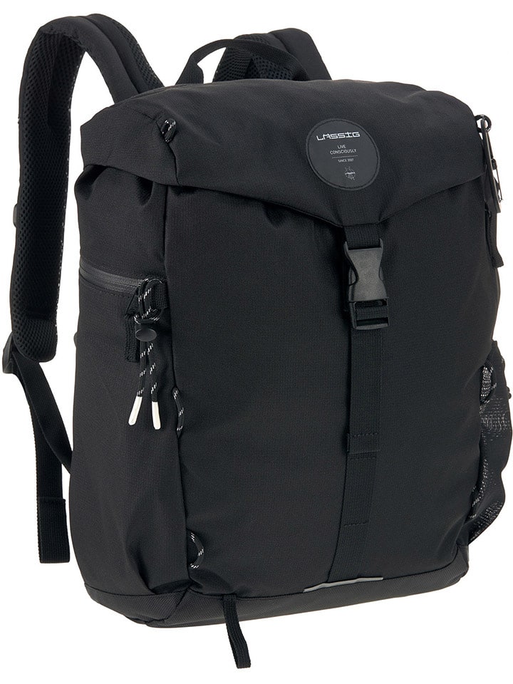 Lässig Wickelrucksack in Schwarz - (L)28 cm - (B)16 cm - (H)42 cm - 38% | Damen-taschen