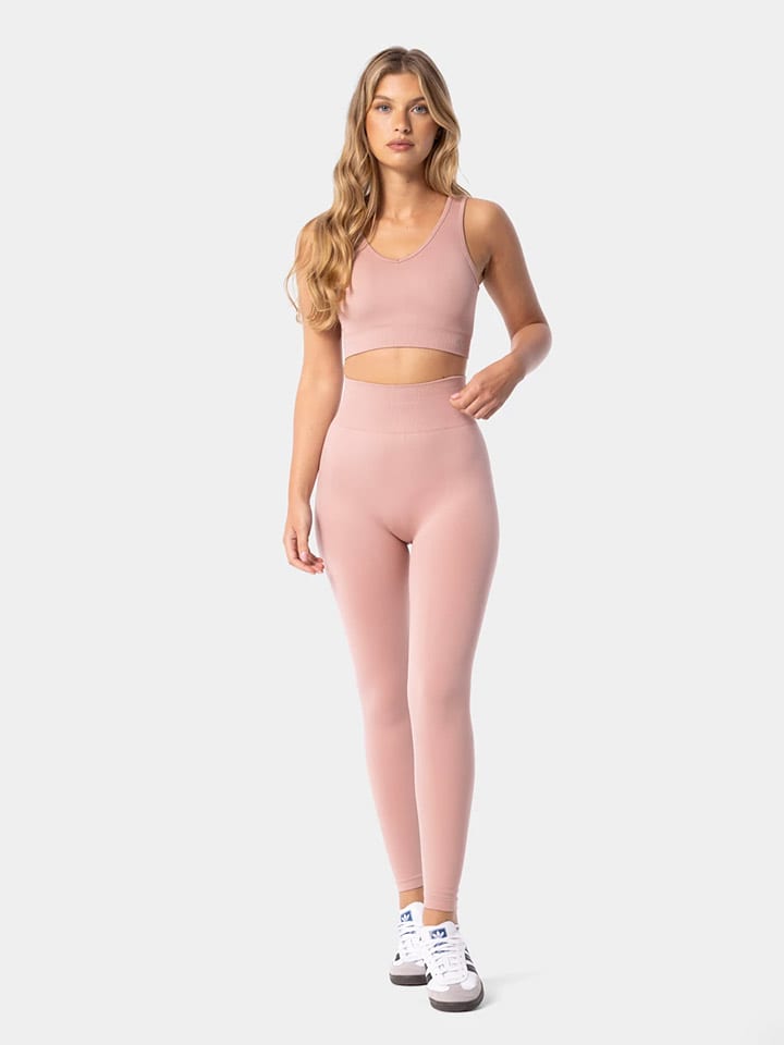 Carpatree Trainingsleggings "Simply" in Rosa - 47% | Größe L | Damen-sporthosen
