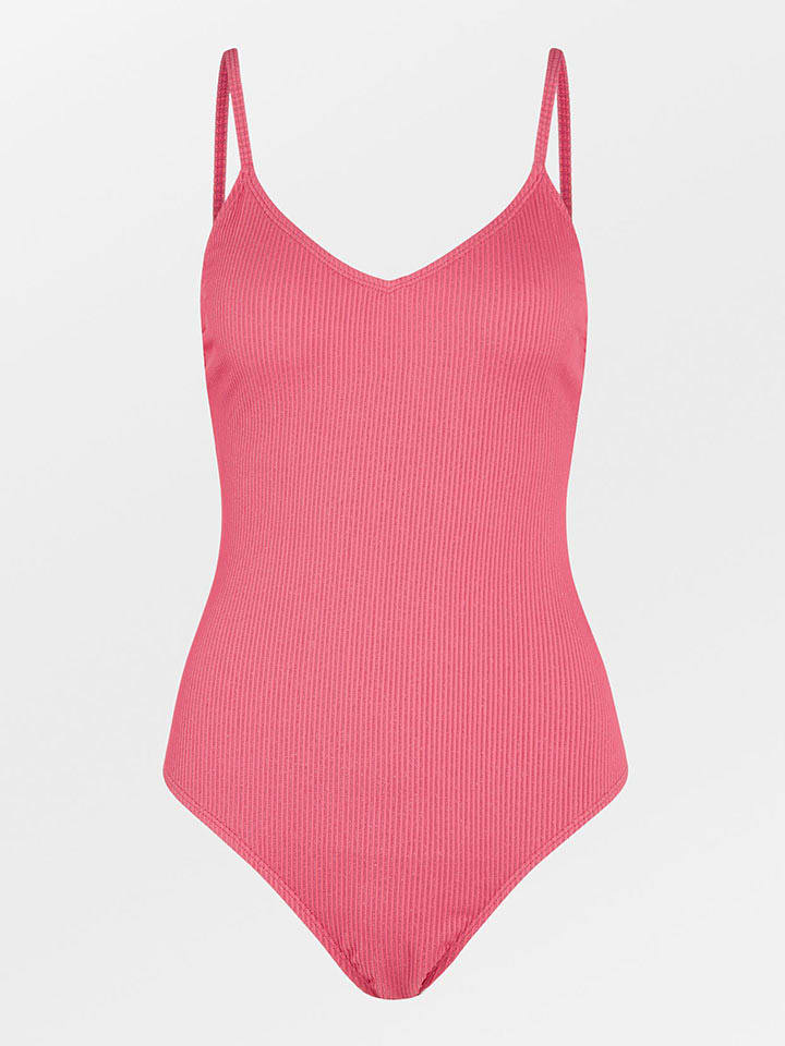 Becksöndergaard Badeanzug "Lyx" in Pink - 67% | Größe L | Damen-bademode