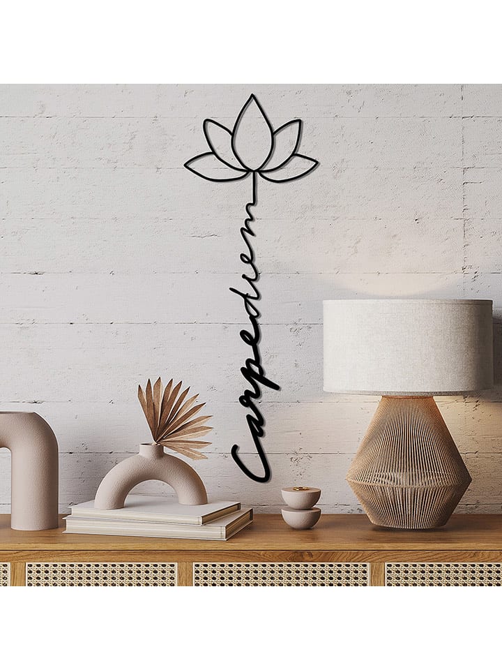 ABERTO DESIGN Wanddekor "Carpe Diem" - (B)21 x (H)60 cm - 36% | Wanddekoration