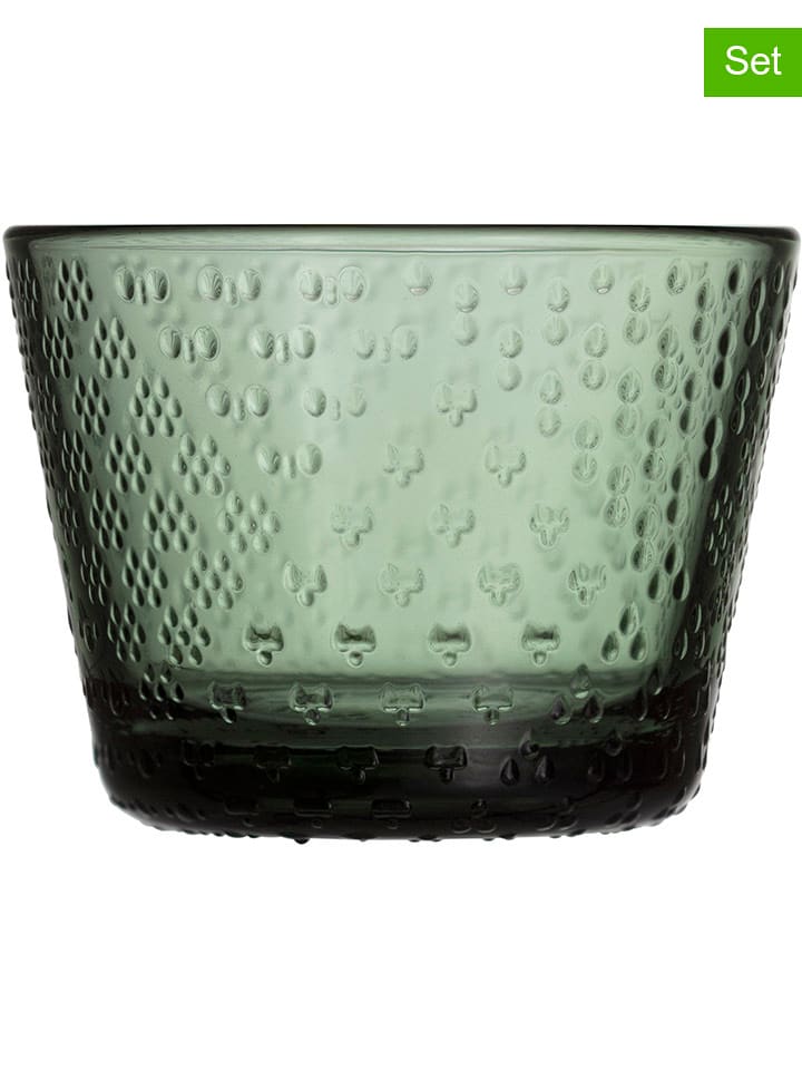 iittala 2er-Set: Gläser "Tundra" in Grün - 160 ml - 55% | Gedeckter-tisch