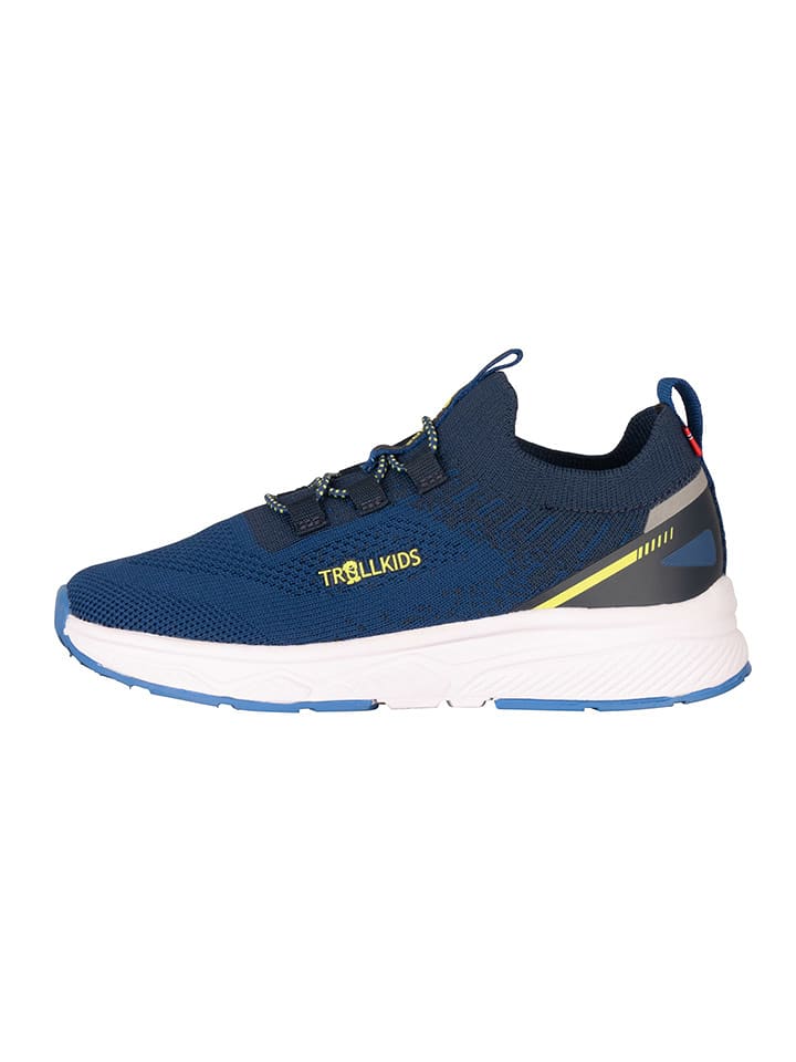 Trollkids Sneakers "Balestrand" in Dunkelblau/ Weiß - 37% | Größe 39 | Kindersneakers