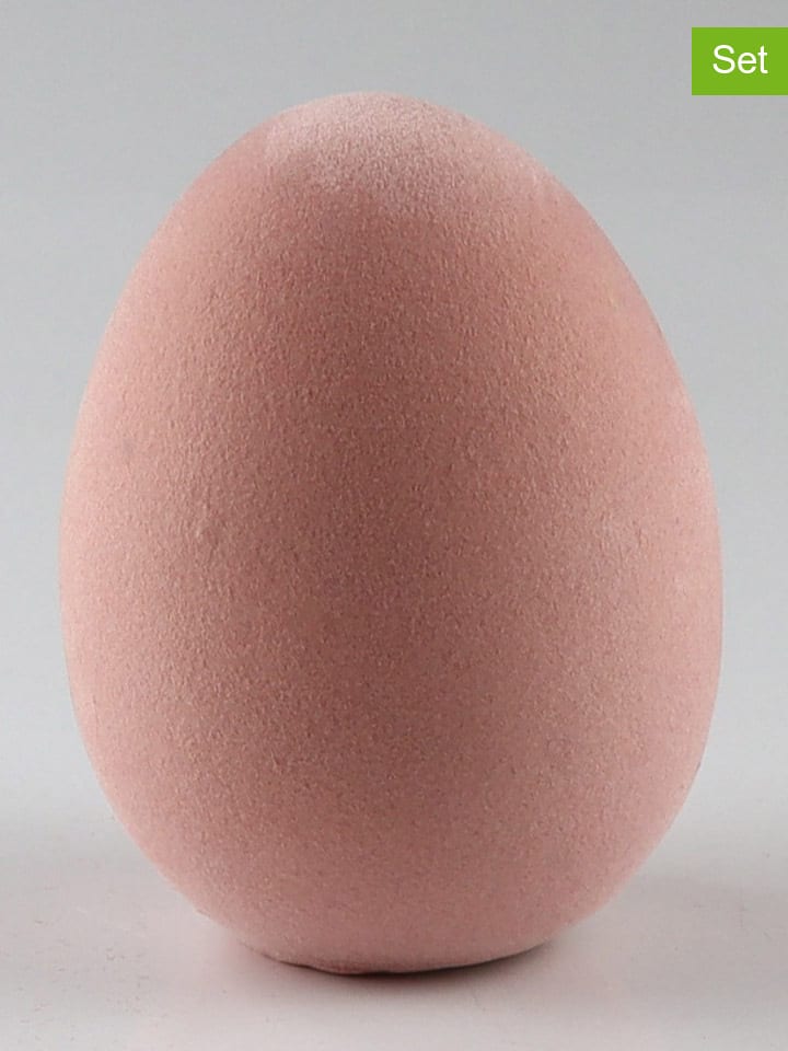AM Design 2er-Set: Dekofiguren ''Osterei'' in Rosa - (H)12 x Ø 8 cm - 50% | Dekofiguren