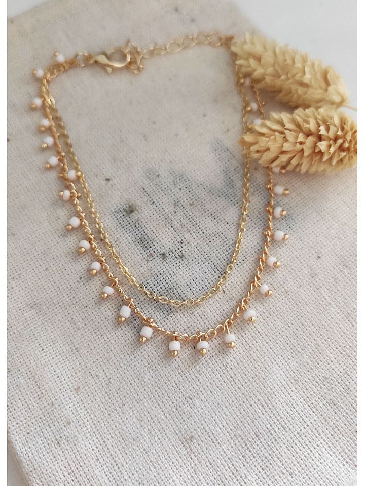 atelier MIU Vergold. Halskette mit Schmuckelementen - 52% | Schmuck