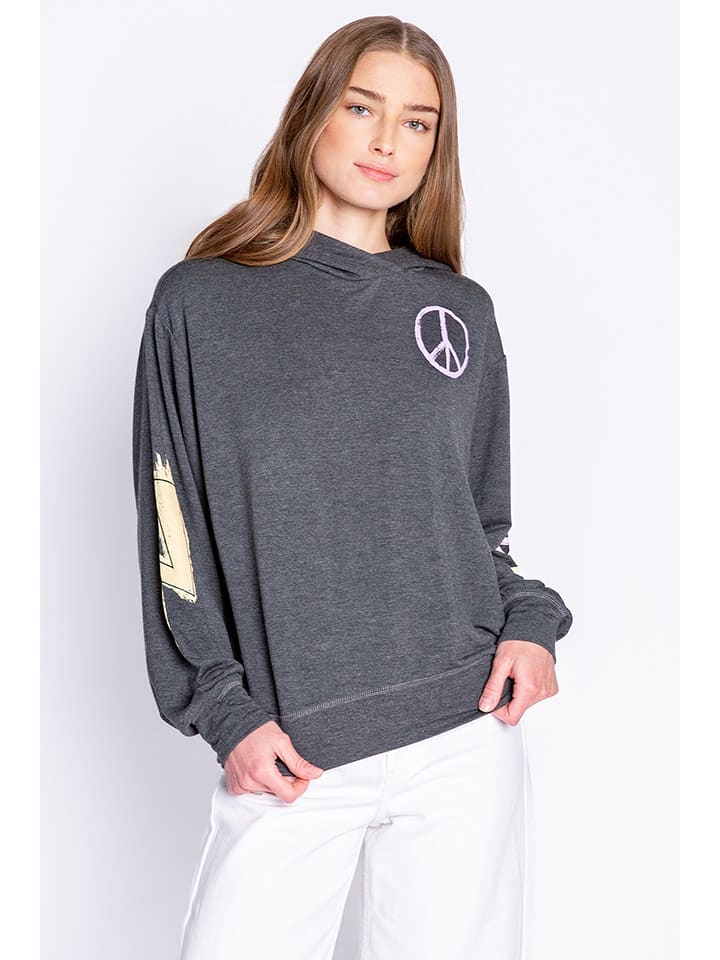 PJ Salvage Hoodie in Anthrazit - 73% | Größe M | Damen-sweatshirts-jacken