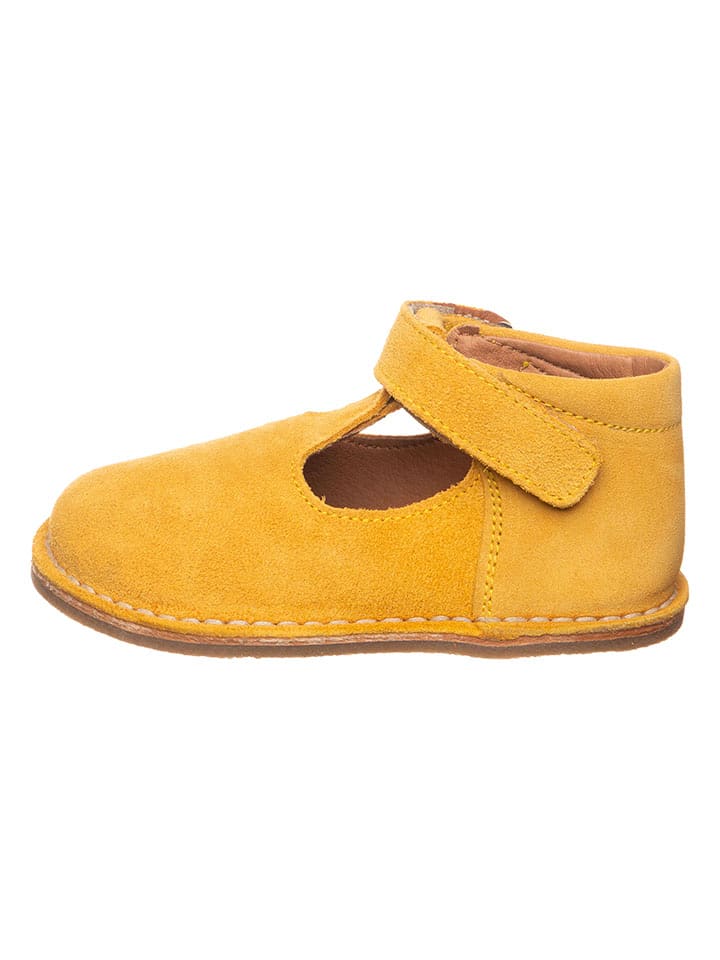 lamino Leder-Halbschuhe in Gelb - 70% | Größe 24 | Baby-schnuerschuh