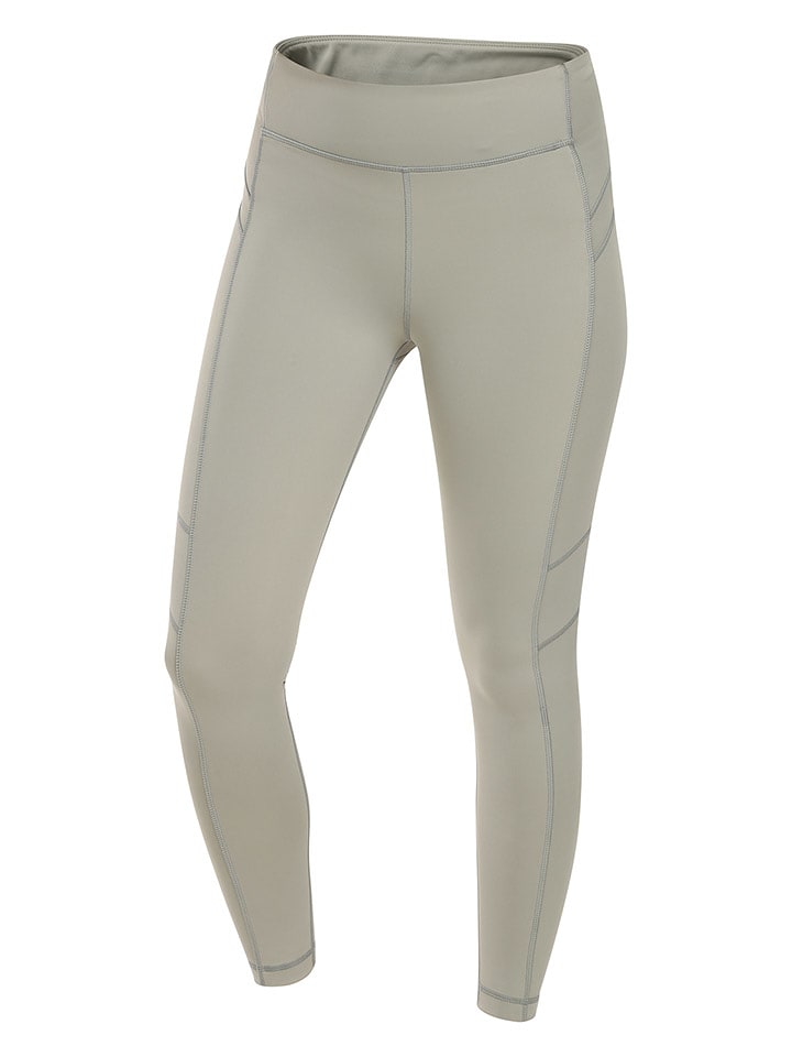 Alpine Pro Trainingsleggings "Gobra" in Khaki - 57% | Größe M | Damen-sporthosen