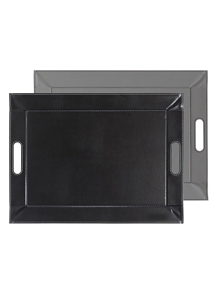 FREEFORM Wendetablett in Grau/ Schwarz - (L)55 x (B)41 cm - 14% | Aufbewahren-servieren