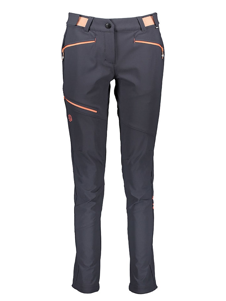 TERNUA Funktionshose in Anthrazit/ Orange - 66% | Größe L | Damen-sporthosen