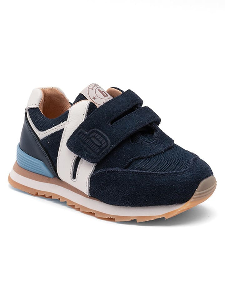 bisgaard Leder-Sneakers in Dunkelblau - 36% | Größe 33 | Kindersneakers