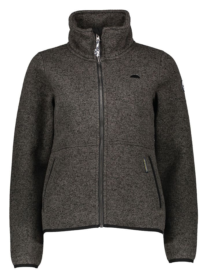 Schmuddelwedda Fleecejacke in Dunkelgrau - 74% | Größe L | Damenjacken