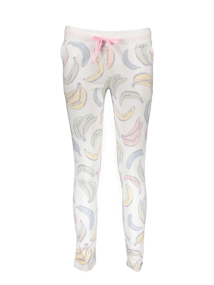 Juvia Sweathose in Weiß/ Bunt - 85% | Größe M | Damenhosen
