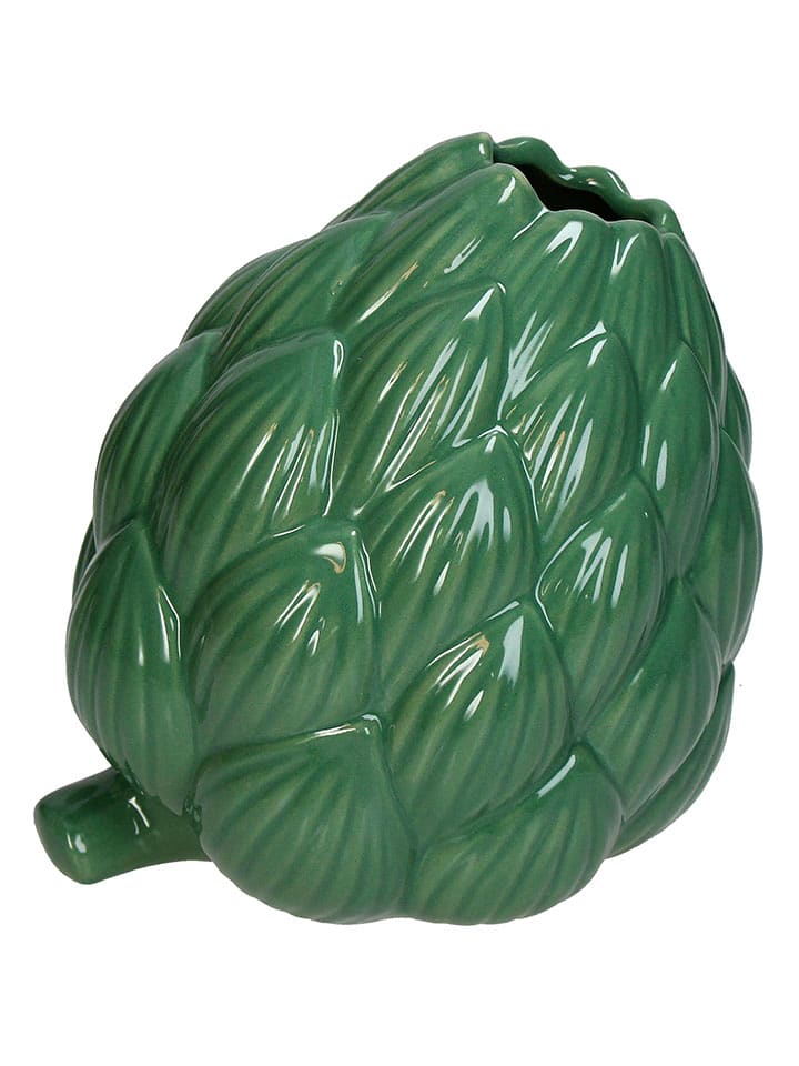 Kersten Dekofigur "Artichoke" in Grün/ Rosa - (B)16 x (H)17 x (T)14 cm - 16% | Dekofiguren