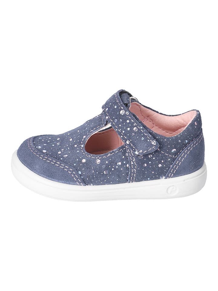 PEPINO Leder-Sneakers in Dunkelblau - 53% | Größe 21 | Babysneakers