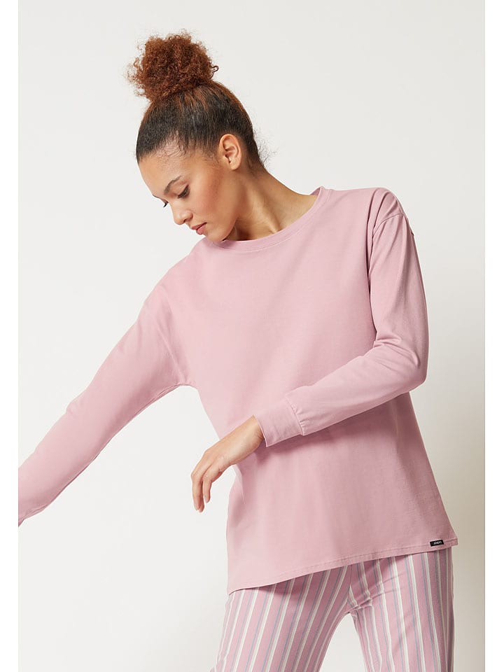 Skiny Pyjama-Oberteil in Rosa - 46% | Größe 44 | Damen-loungewear