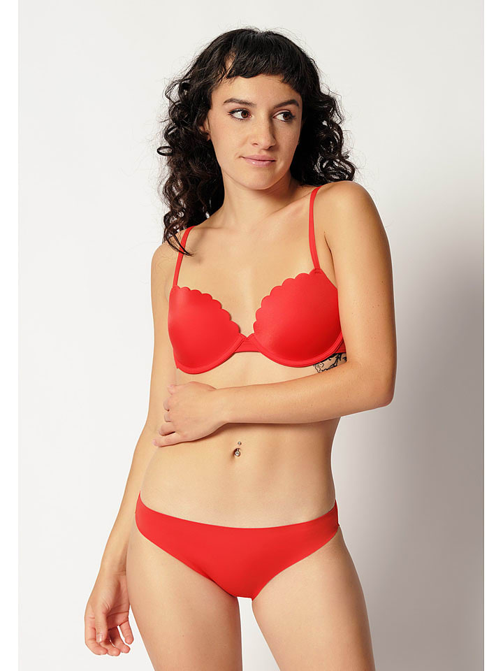 Skiny Bikini-Oberteil in Rot - 68% | Größe 75C | Damen-bademode