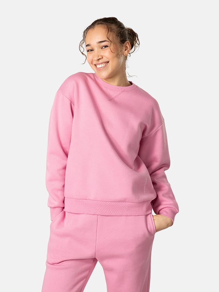 KARI TRAA Sweatshirt "Anelie" in Rosa - 59% | Größe M | Damen-sweatshirts-jacken