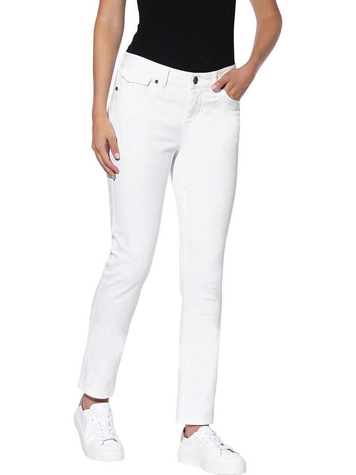 Heine Jeans - Slim fit - in Weiß - 45% | Größe 38 | Damenjeans