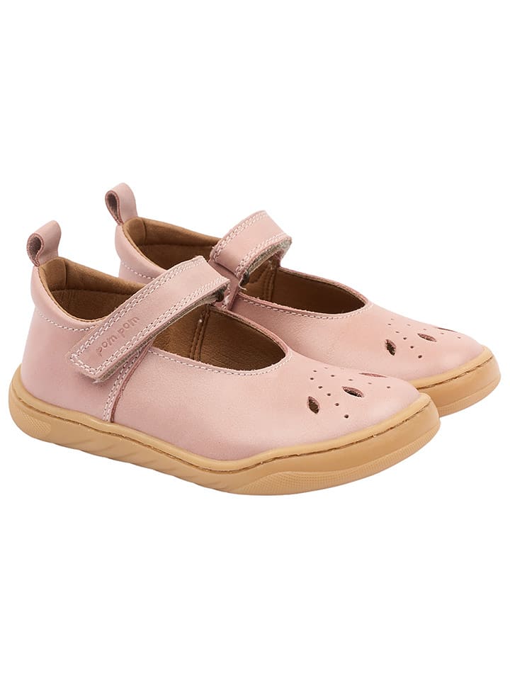POM POM Leder-Barfußschuhe in Rosa - 59% | Größe 35 | Kinderballerinas