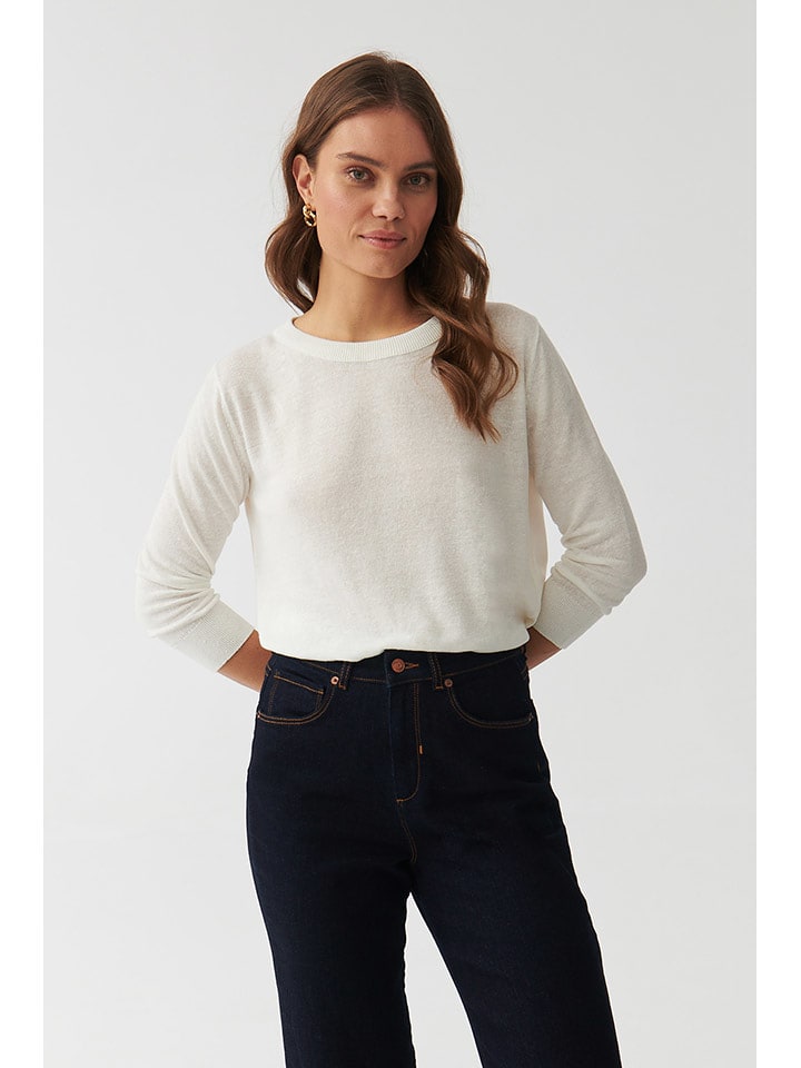 TATUUM Pullover in Creme - 52% | Größe M | Damen-pullover-cardigans