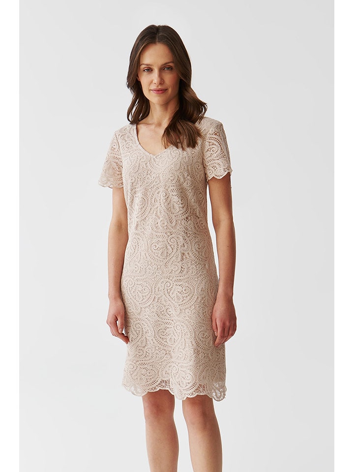 TATUUM Kleid "Sono" in Beige - 66% | Größe 38 | Damen-kleider