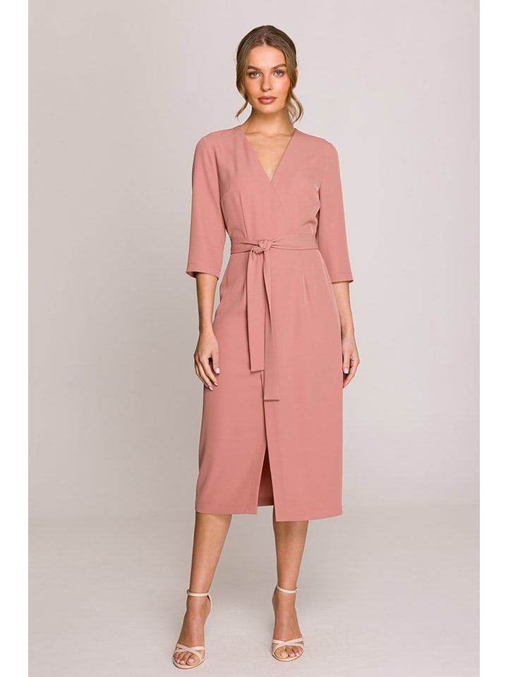 Stylove Kleid in Rosa - 60% | Größe L | Damen-kleider