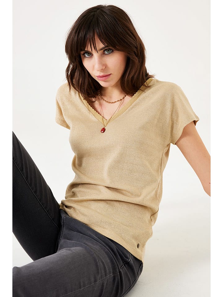 Garcia Shirt in Beige - 53% | Größe XS | Damen-tops