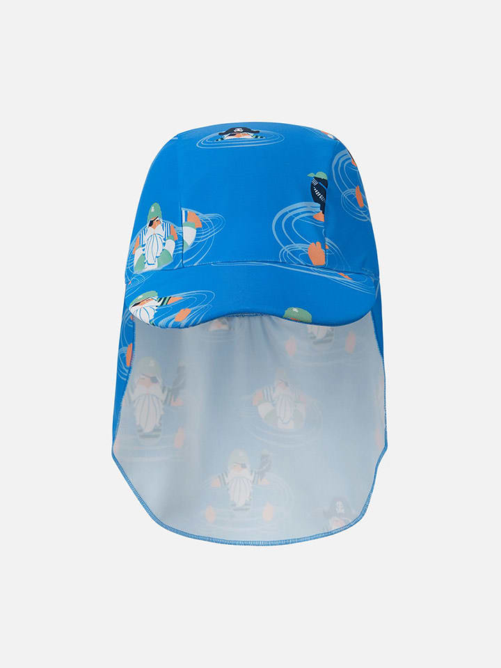 Reima Schirmmütze mit Nackenschutz "Kilpikonna" in Blau - 43% | Größe 44-46 cm | Baby-muetzen