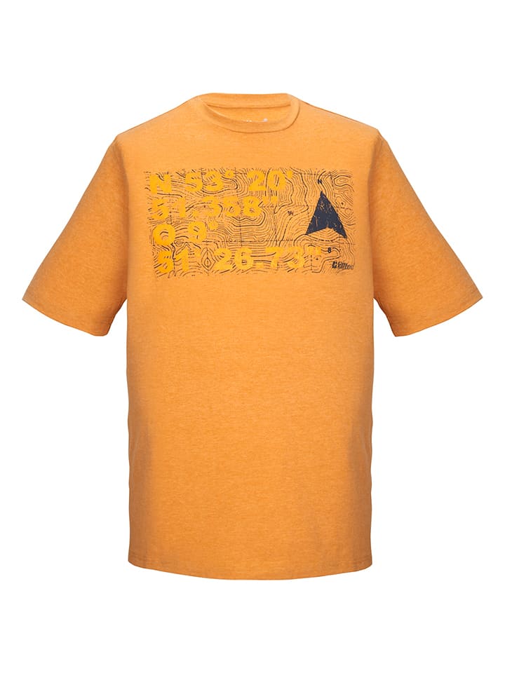 Killtec Shirt "KOS 254" in Orange - 54% | Größe M | Herren-plussize