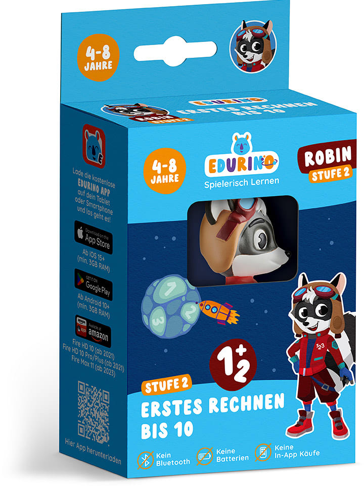EDURINO Lernfigur Edurino Robin 2 - Erstes Rechnen bis 10 - ab 4 Jahren - 16% | Experimentieren-spielzeug