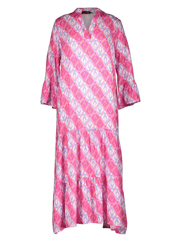 miss goodlife Kleid in Hellblau/ Pink - 82% | Größe M | Damen-kleider