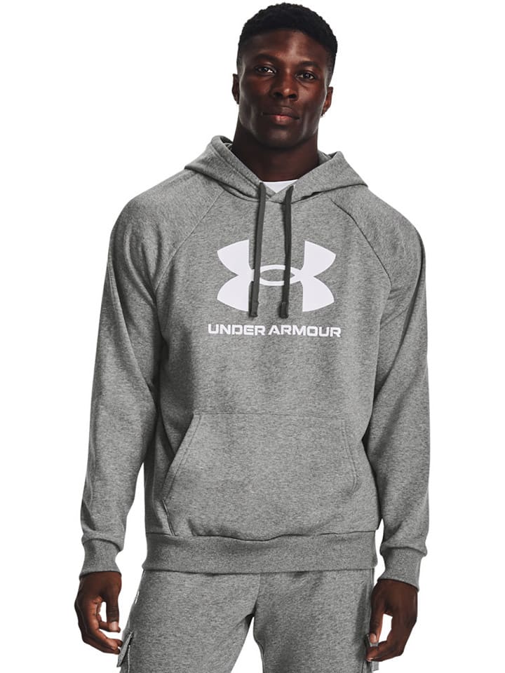 Under Armour Hoodie "Rival" in Grau - 46% | Größe XXL | Herren-sweatshirts-jacken